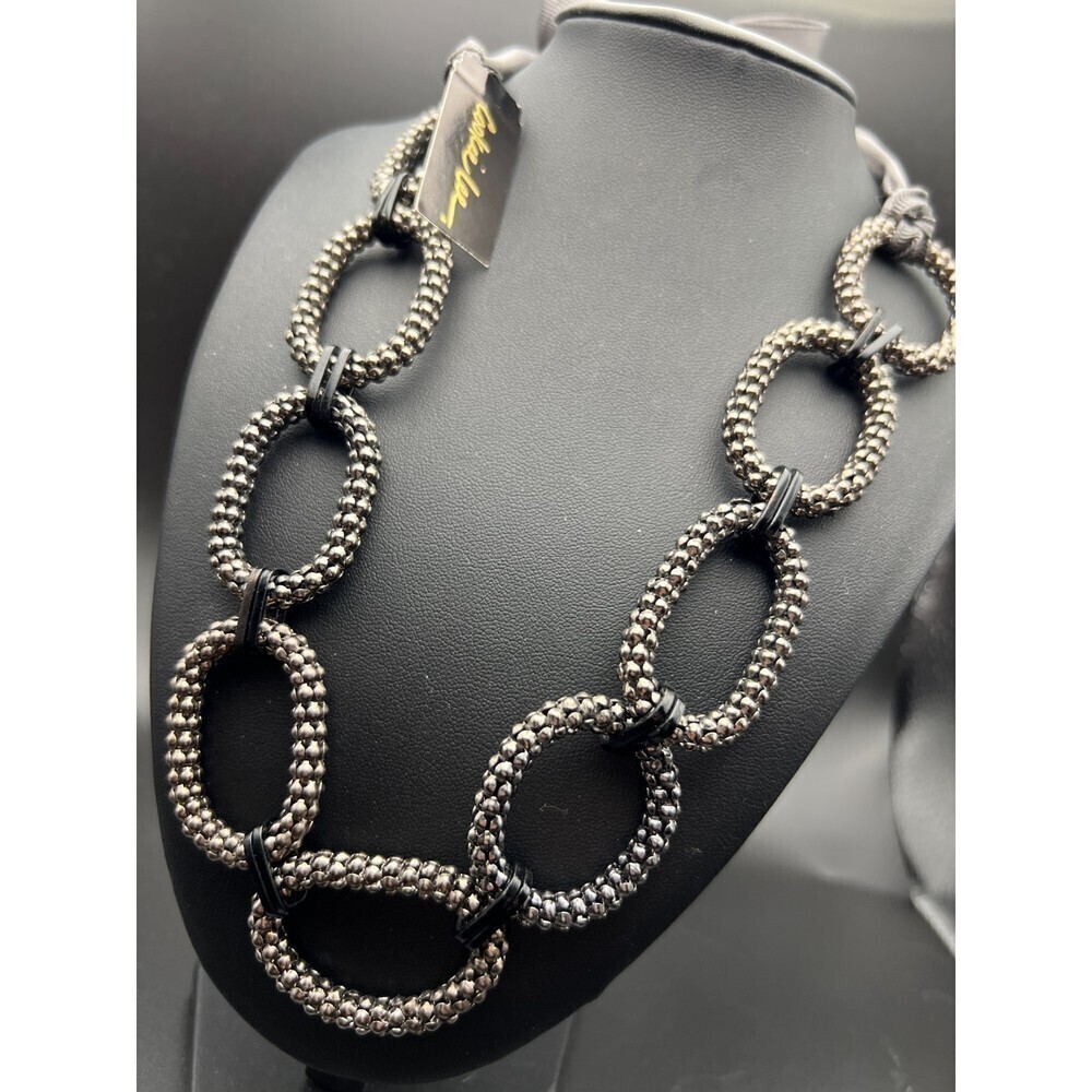 Cookie Lee Beaded Link Necklace